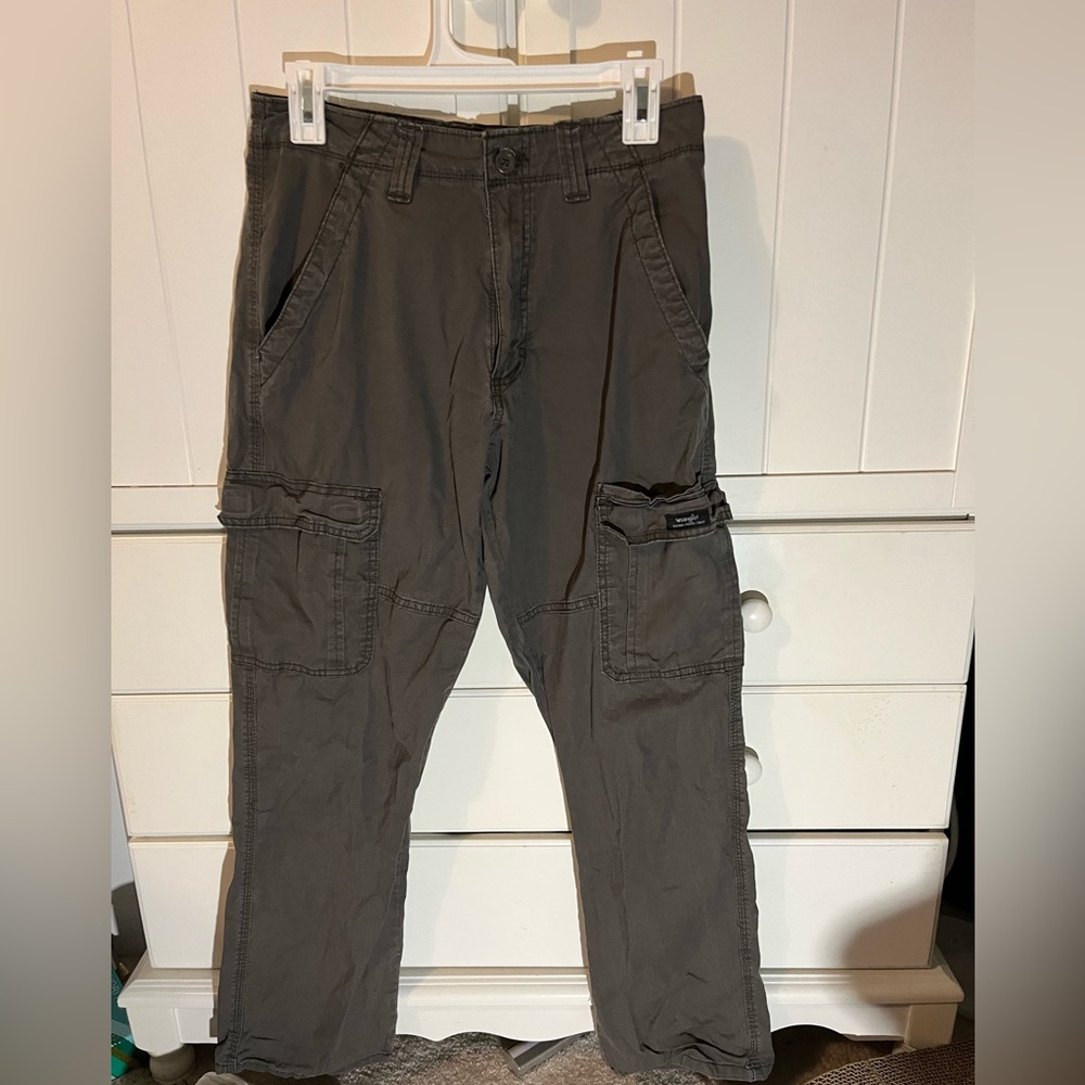gray cargo pants
